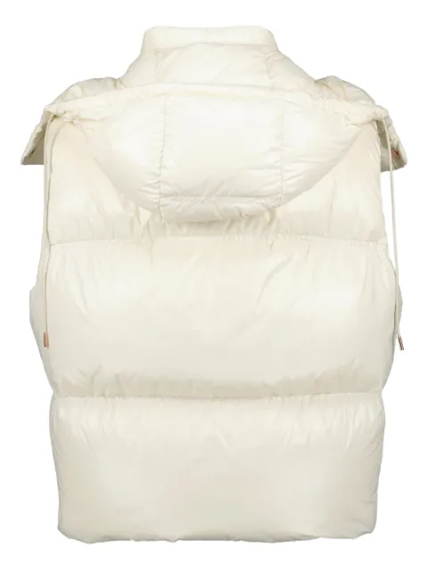 Moncler quilted hooded puffer gilet