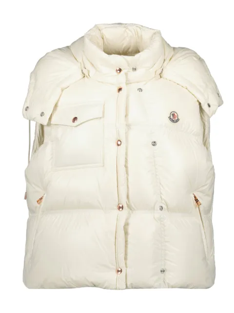 Moncler quilted hooded puffer gilet