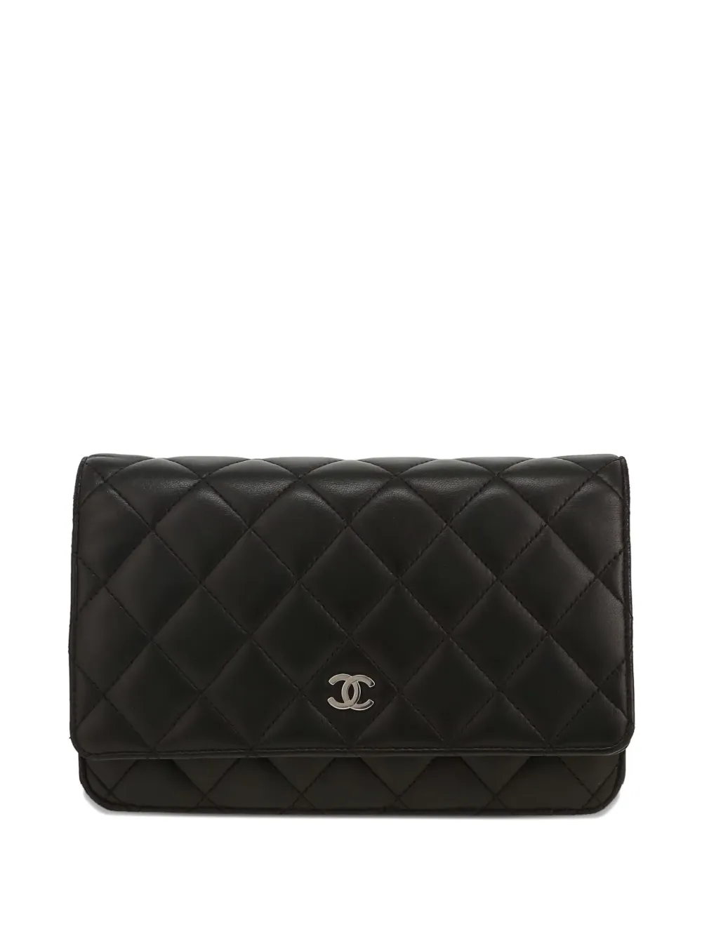 CHANEL Pre-Owned quilted chain-strap shoulder bag - ブラック CHANEL Pre-Owned quilted chain-strap shoulder bag - ブラック