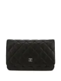 CHANEL Pre-Owned quilted chain-strap shoulder bag - Black