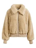 Essentiel Antwerp zip-fastening bomber jacket - Neutrals