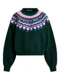 Essentiel Antwerp sequin-embellishment sweater - Green