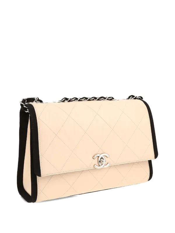 CHANEL Pre-Owned 2018 キルティング ショルダーバッグ | ニュートラル