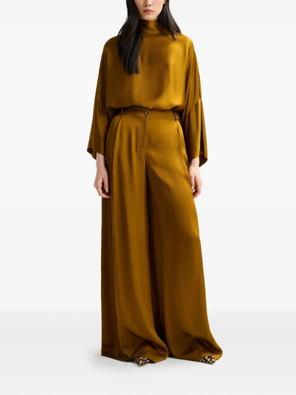 Essentiel Antwerp November pleated trousers - Geel