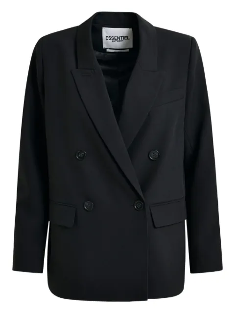 Essentiel Antwerp double-breasted padded-shoulder blazer