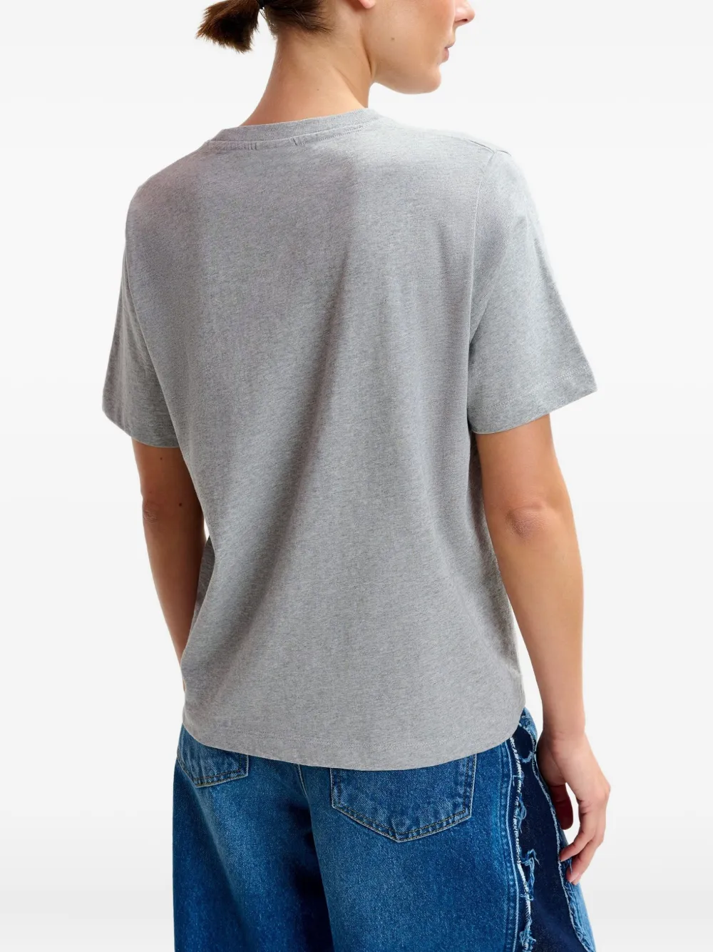 Essentiel Antwerp Logo-embellishment T-shirt In Gray