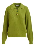 Essentiel Antwerp button-embellishment polo top - Green