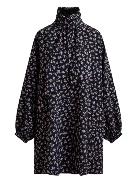 Essentiel Antwerp high-neck floral-print midi dress