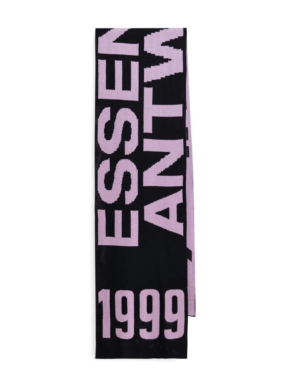 Essentiel Antwerp intarsia scarf | Black | Image 1