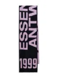 Essentiel Antwerp intarsia scarf - Black