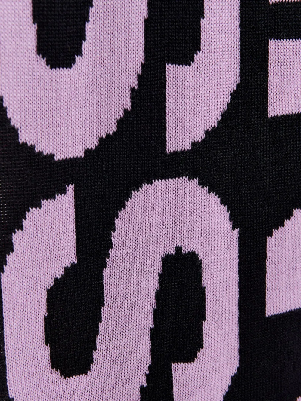 Essentiel Antwerp Intarsia sjaal Zwart