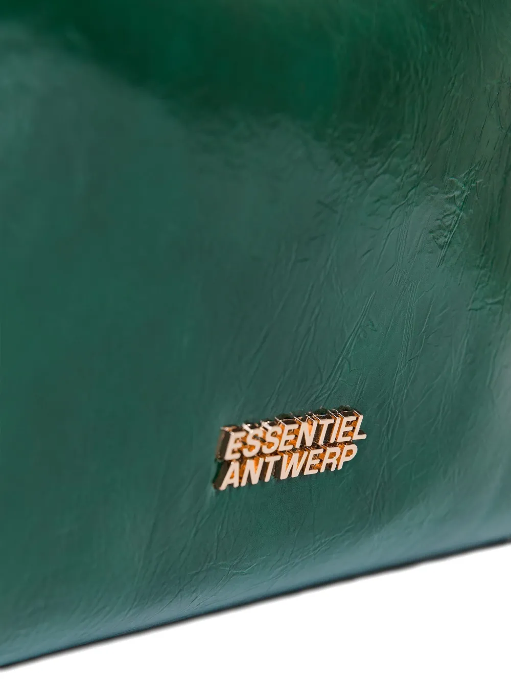 Essentiel Antwerp Rolled-handle Shopper Bag In Green