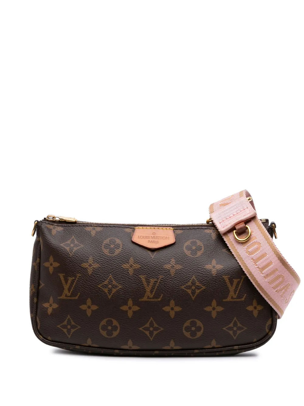 Louis Vuitton Pre-Owned 2020 モノグラム マルチ ポシェット アクセソワール サッチェルバッグ - ブラウン Louis Vuitton Pre-Owned 2020 モノグラム マルチ ポシェット アクセソワール サッチェルバッグ - ブラウン