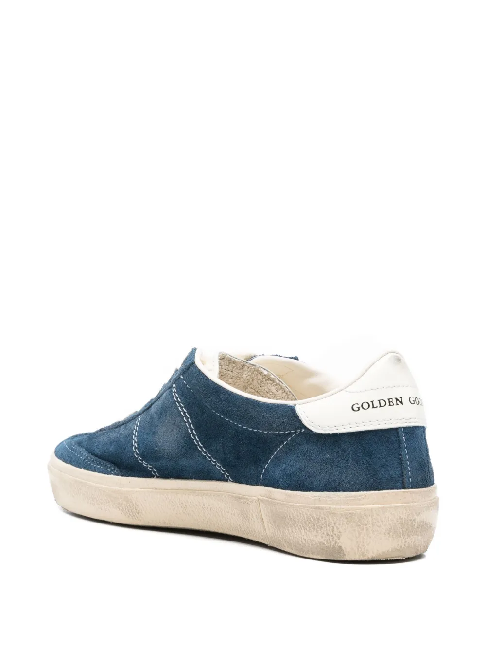Golden Goose Suède sneakers Blauw