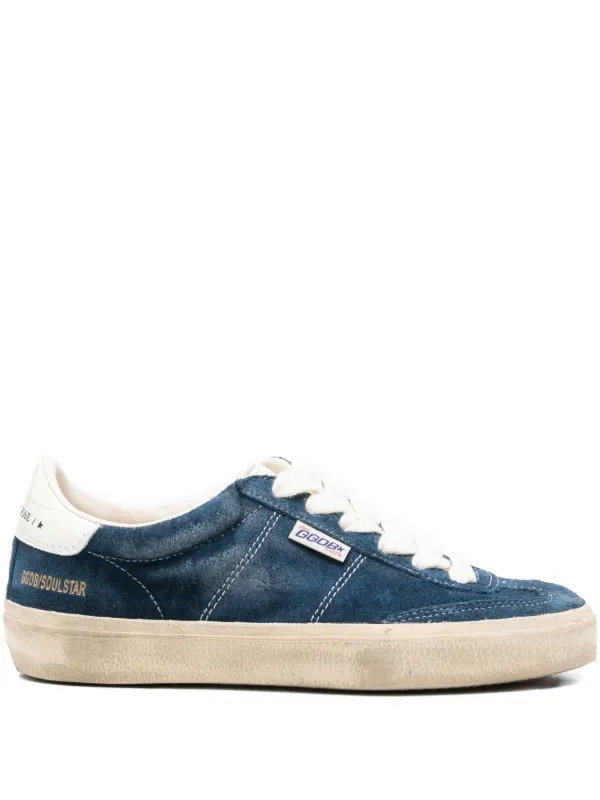 Golden Goose スエード スニーカー | ブルー | FARFETCH JP