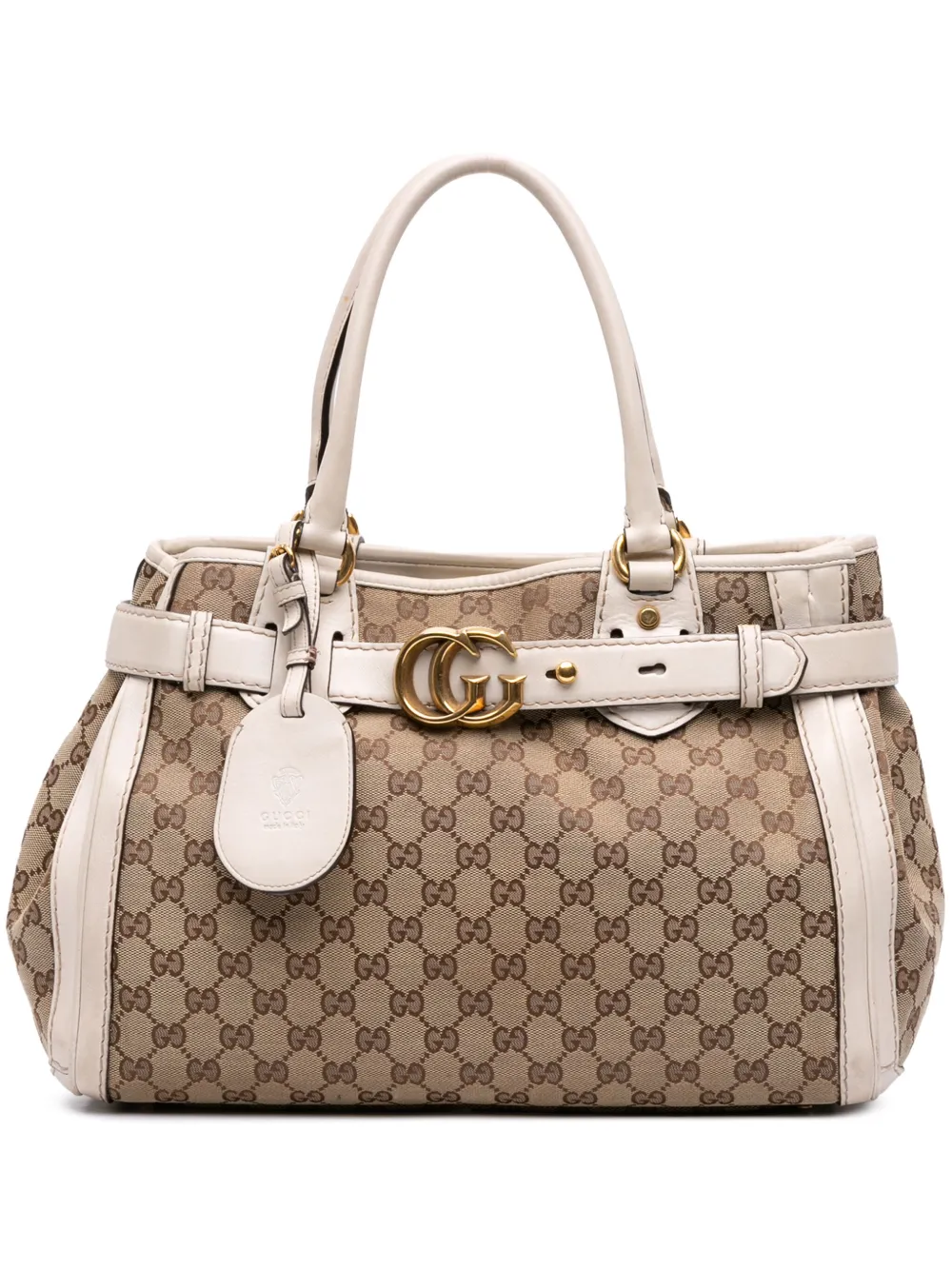 Gucci Pre-Owned 2016-2025 GGキャンバス ランニング ハンドバッグ - ブラウン Gucci Pre-Owned 2016-2025 GGキャンバス ランニング ハンドバッグ - ブラウン