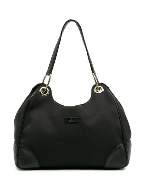 Gucci Pre-Owned 2016-2025 Guccissima Trimmed Canvas Colbert shoulder bag
