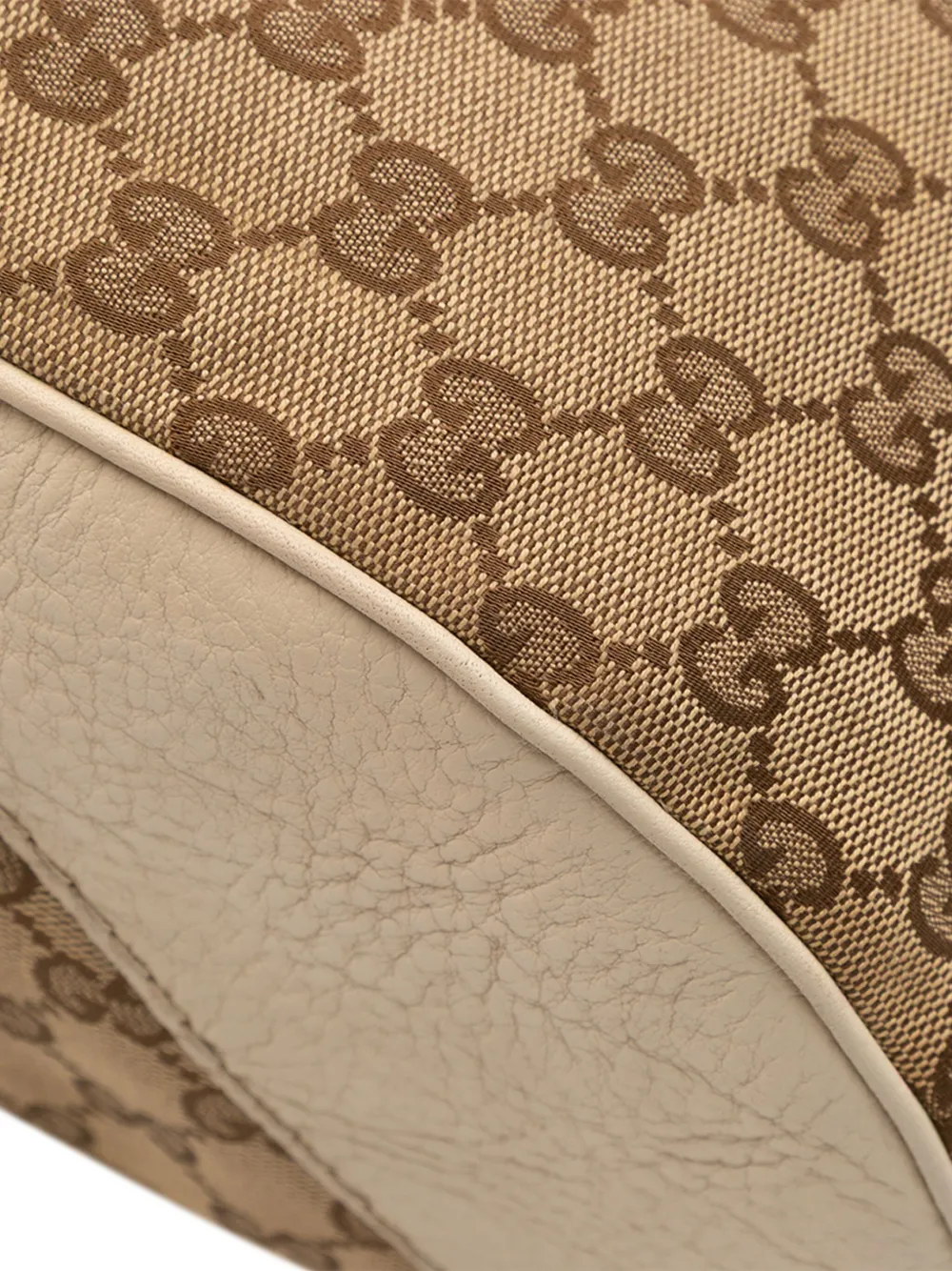 Pre-owned Gucci 2016-2025 Gg Canvas Charlotte Tote Bag In Brown