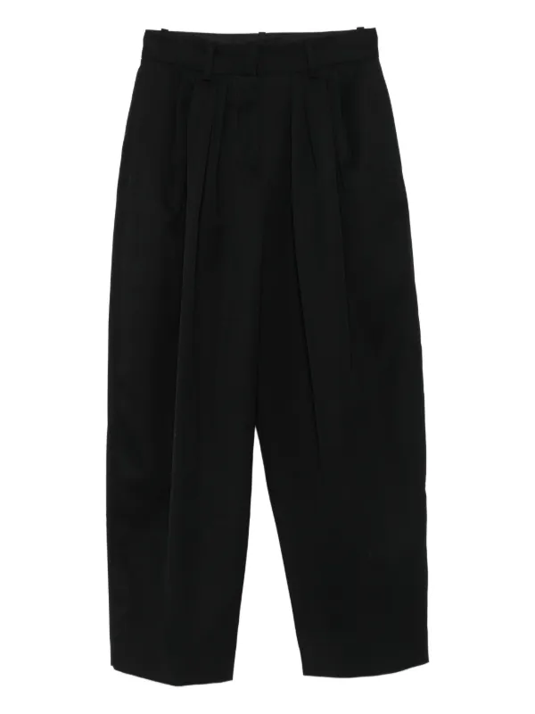 Isabel Marant Janice Pleated Pants in Black
