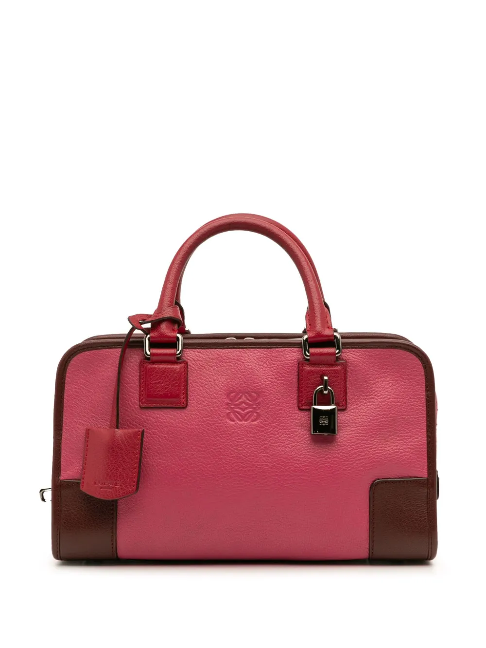 Loewe Pre-Owned 2012 トリコロール ゴートスキン アマソナ 28 ハンドバッグ - ピンク Loewe Pre-Owned 2012 トリコロール ゴートスキン アマソナ 28 ハンドバッグ - ピンク