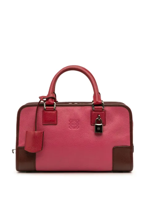 Loewe Pre-Owned bolsa de mano Amazona 28 de piel de cabra tricolor 2012