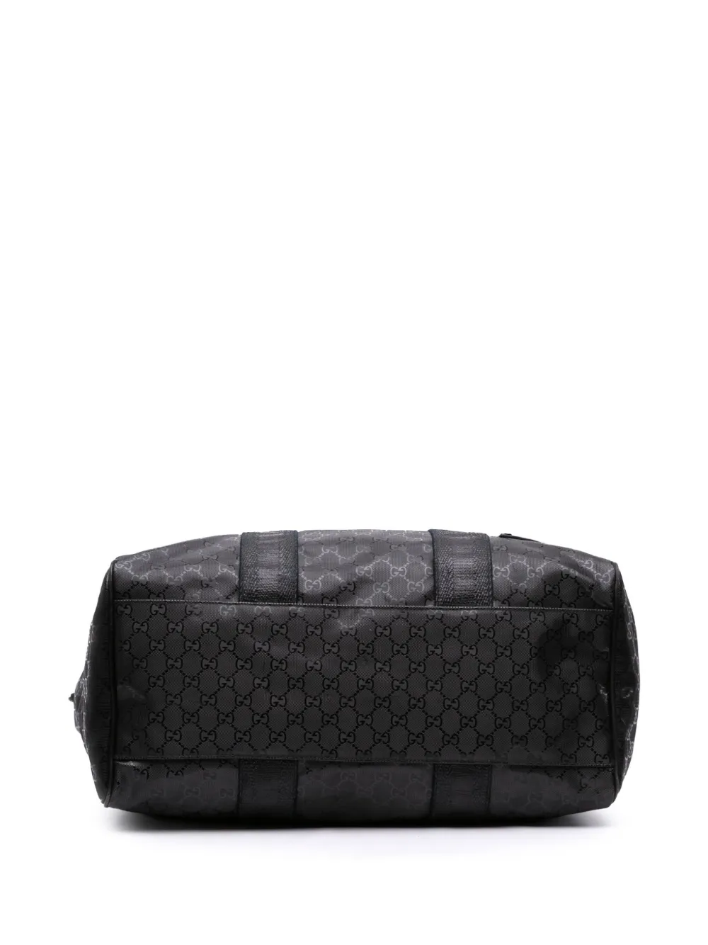 Pre-owned Gucci 2016-2025 Large Gg Imprime Oversized Tote Bag In Black