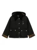 Barbour Reighton Spey hooded corduroy-collar jacket - Black