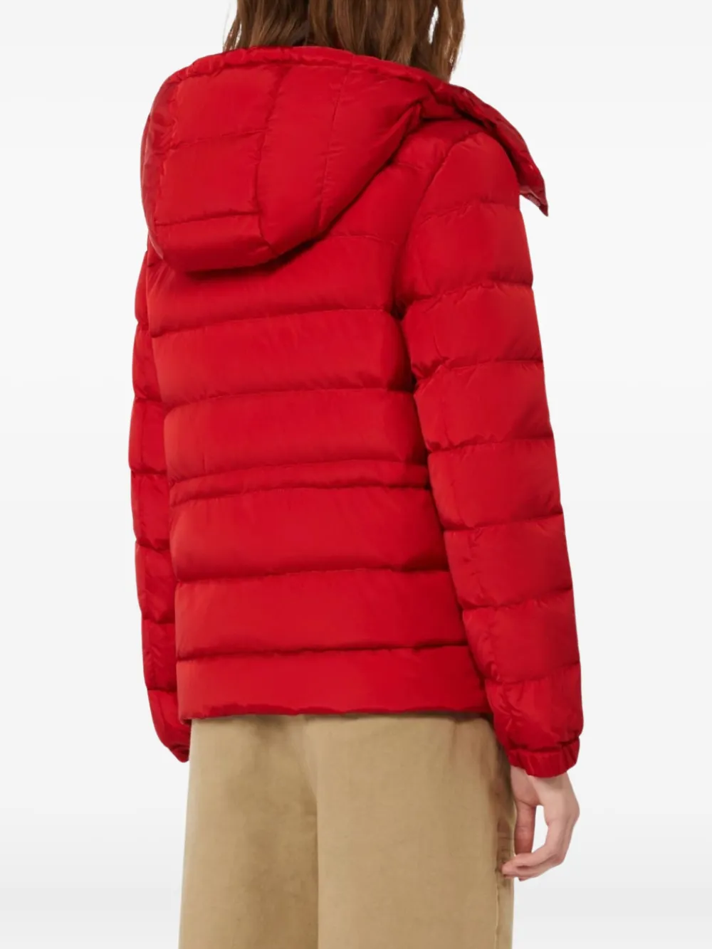 Weekend Max Mara Gevoerd jack met capuchon Rood