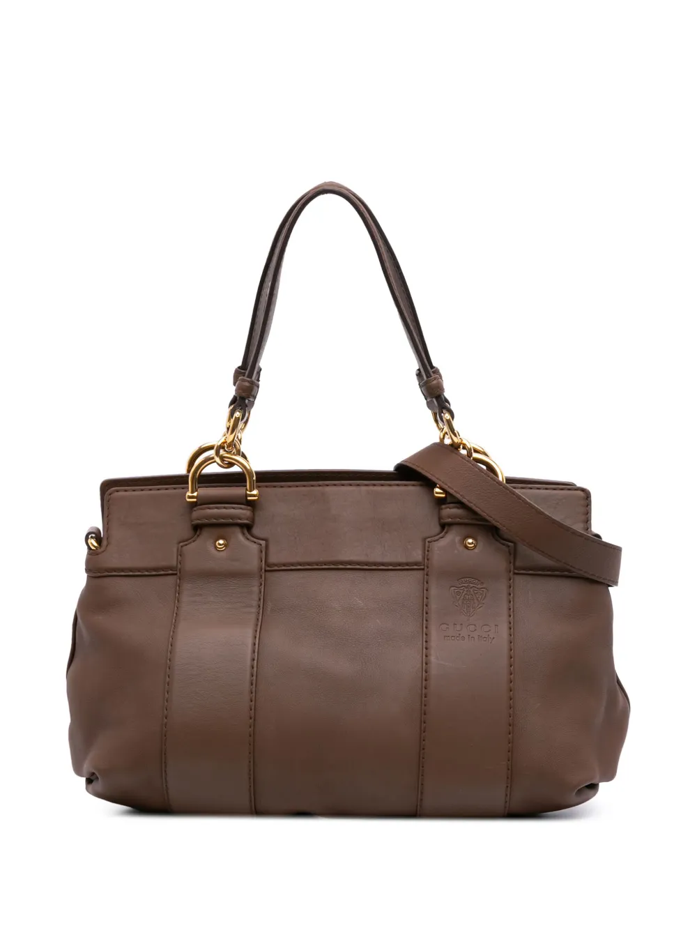 Gucci Pre-Owned 2016-2025 レザー Smilla サッチェルバッグ - ブラウン Gucci Pre-Owned 2016-2025 レザー Smilla サッチェルバッグ - ブラウン