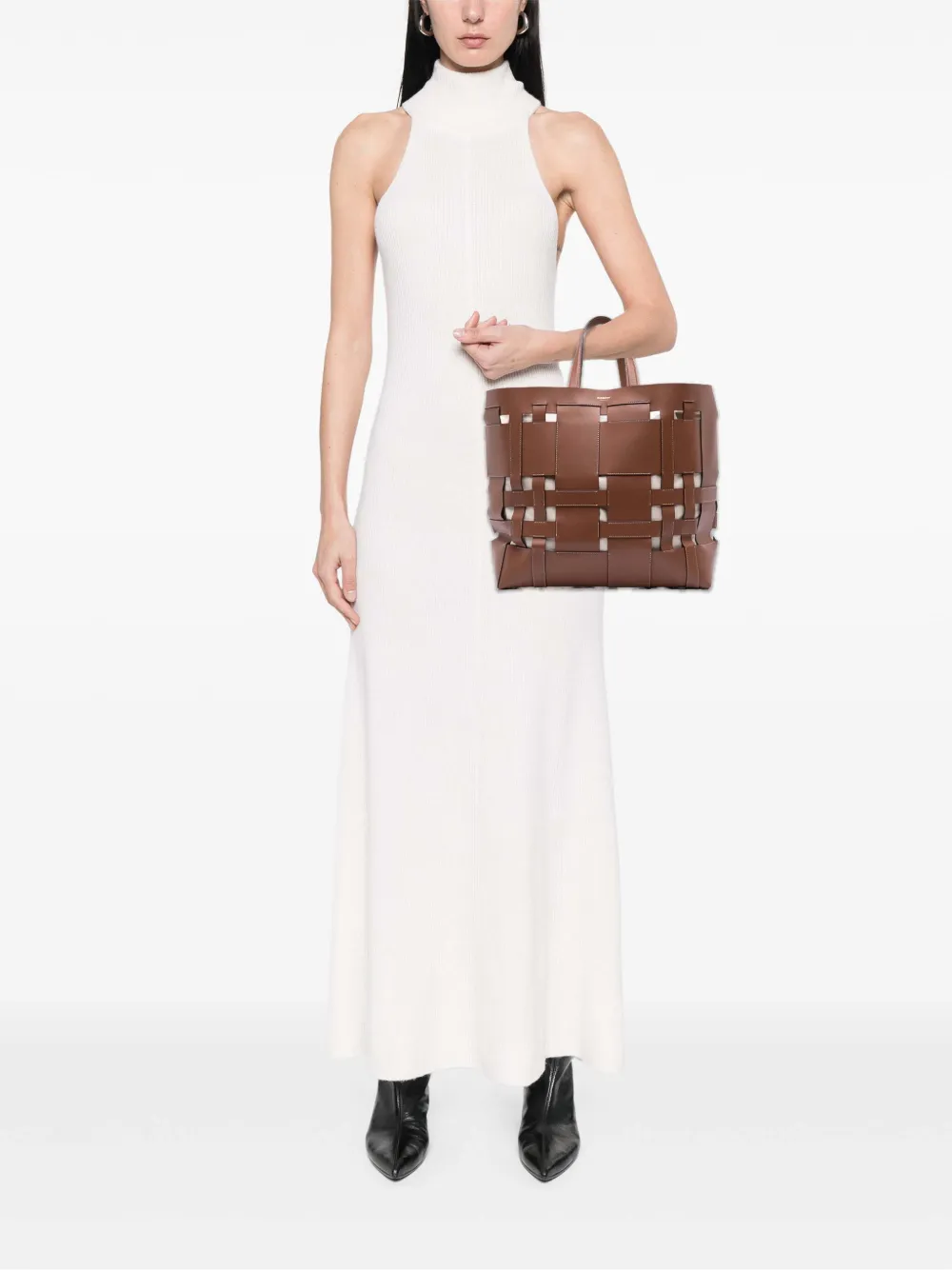 Burberry Pre-Owned 2000-2017 Large Leather Foster Tote satchel | Pre-Owned | Image 2