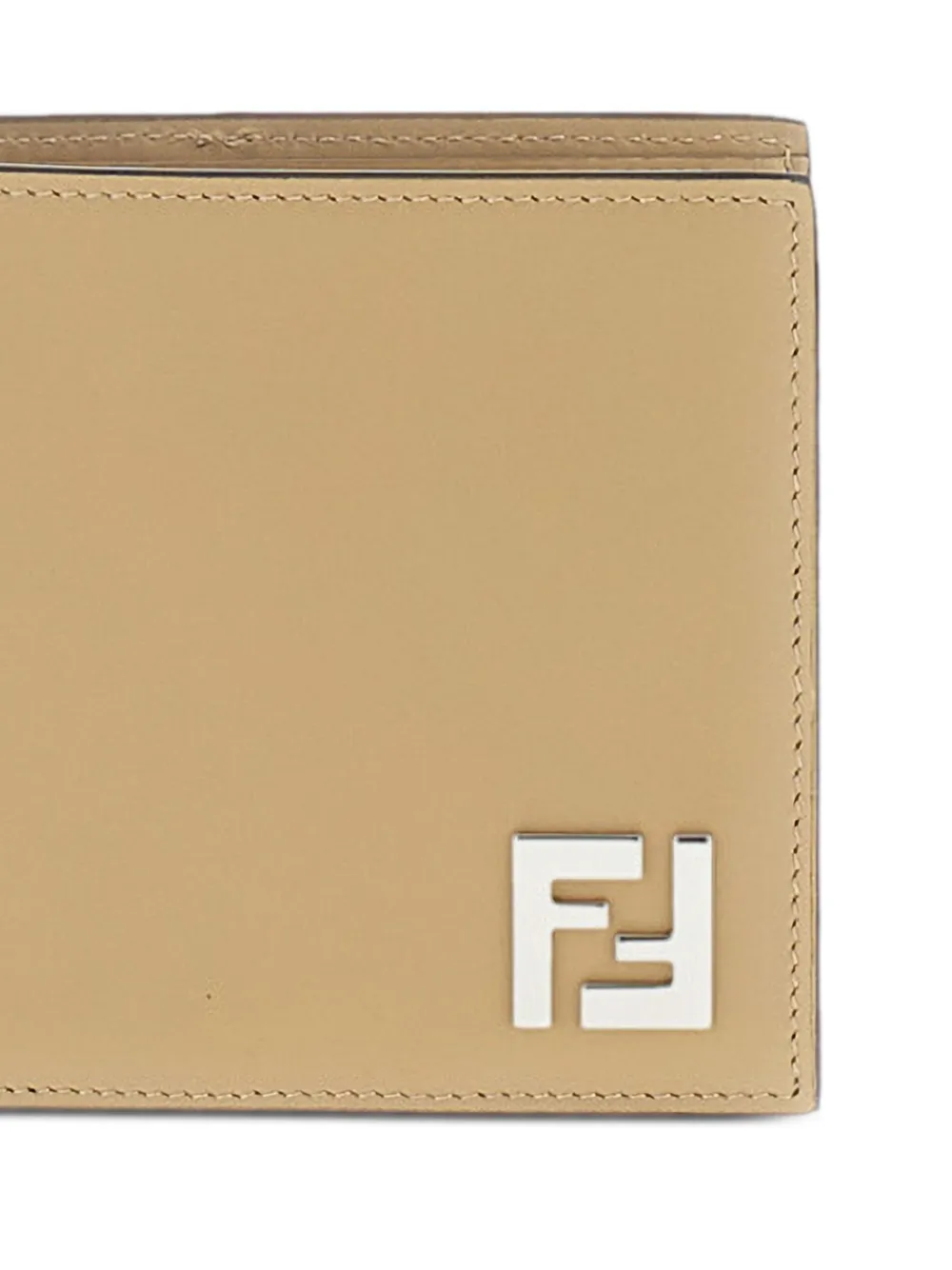 FENDI Leren portemonnee Beige