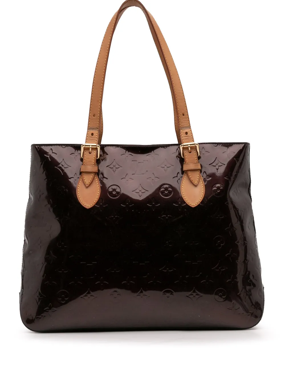 Louis Vuitton Pre-Owned 1998-2011 モノグラム ヴェルニ ブレントウッド ハンドバッグ - パープル Louis Vuitton Pre-Owned 1998-2011 モノグラム ヴェルニ ブレントウッド ハンドバッグ - パープル