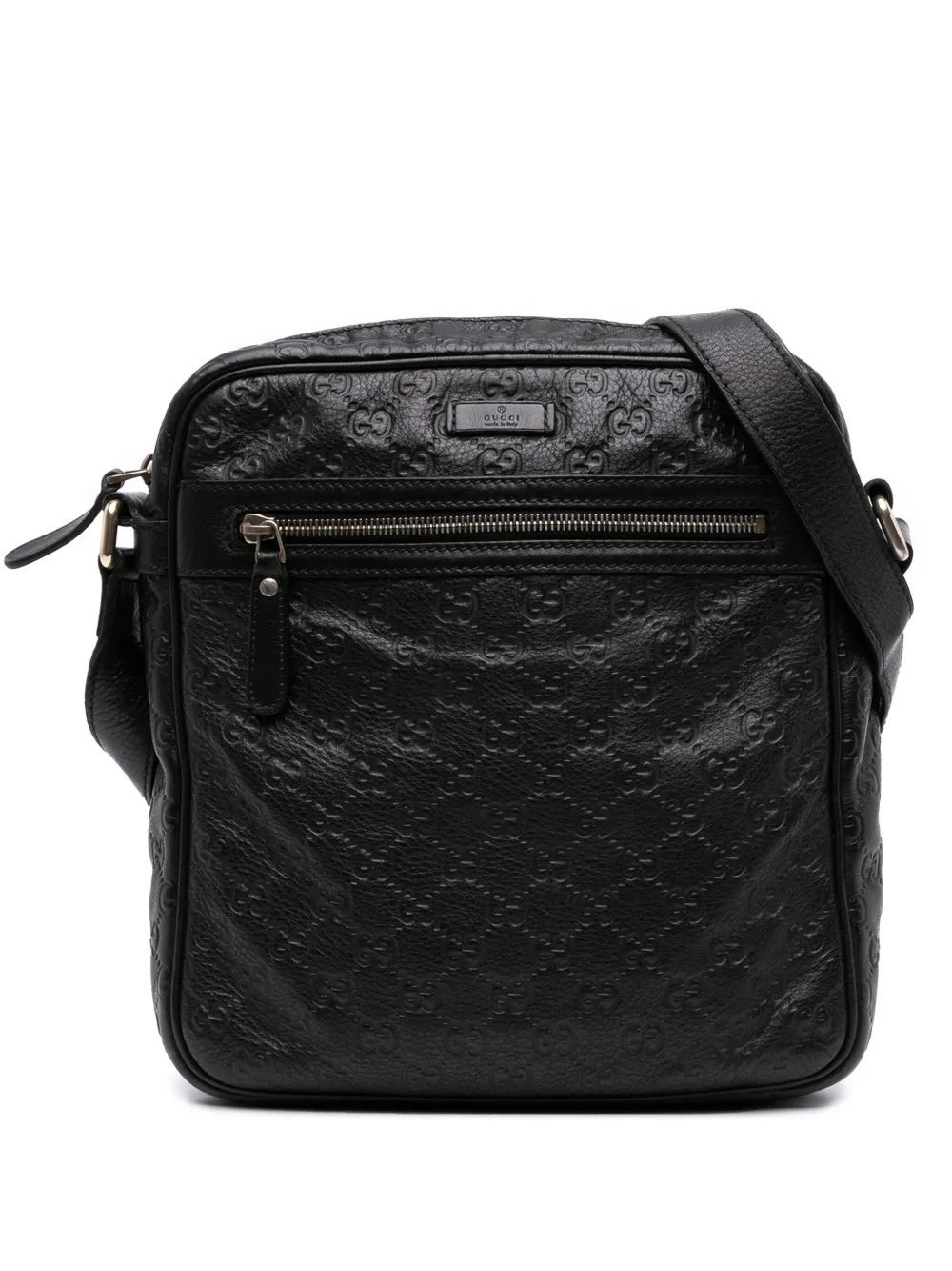 Gucci Pre-Owned 2016-2025 グッチシマ ショルダーバッグ - ブラック Gucci Pre-Owned 2016-2025 グッチシマ ショルダーバッグ - ブラック