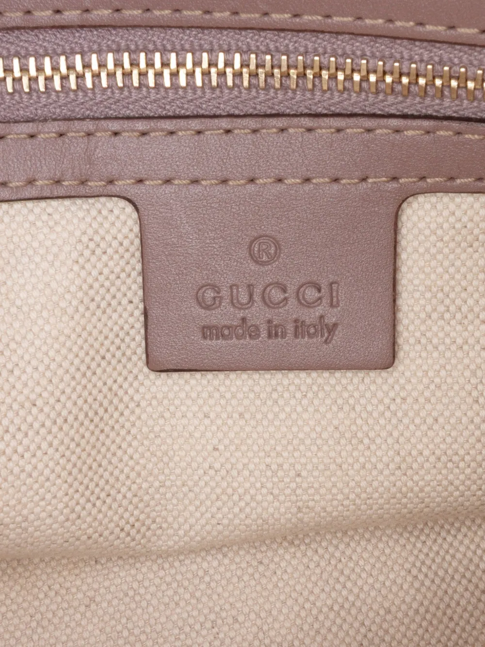 Pre-owned Gucci 2016-2025 Gg Canvas Mayfair Tote Bag In Brown