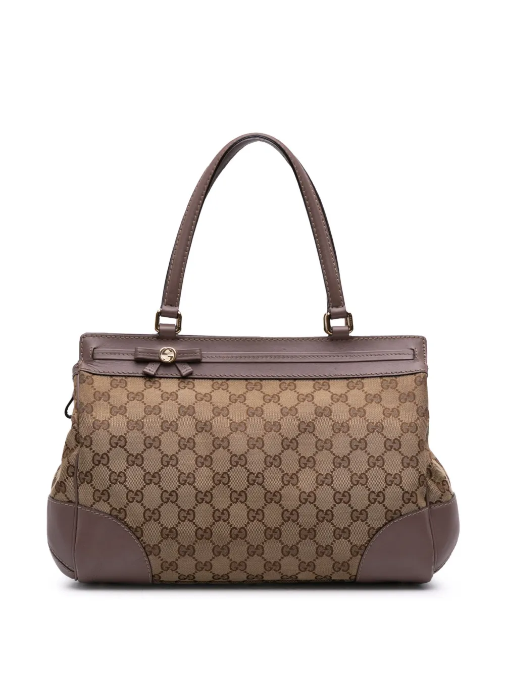 Gucci Pre-Owned 2016-2025 GGキャンバス メイフェア ハンドバッグ - ブラウン Gucci Pre-Owned 2016-2025 GGキャンバス メイフェア ハンドバッグ - ブラウン