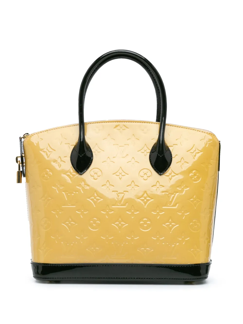 Louis Vuitton Pre-Owned 2014 モノグラム ヴェルニ ロックイット PM ハンドバッグ - ブラウン Louis Vuitton Pre-Owned 2014 モノグラム ヴェルニ ロックイット PM ハンドバッグ - ブラウン