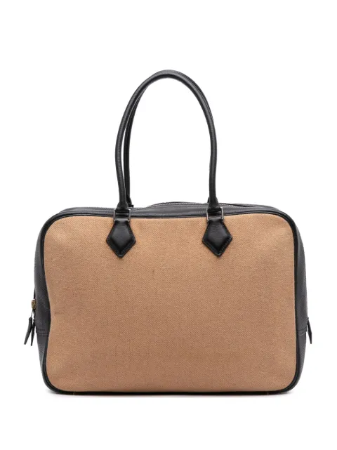 Hermès Pre-Owned 2003 Toile and Clemence Plume 32 handbag