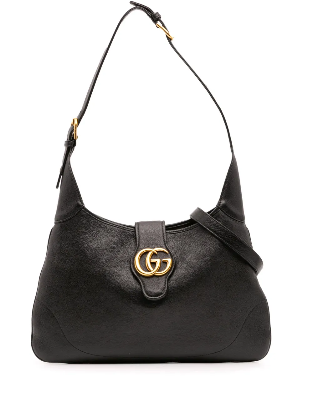 Gucci Pre-Owned 2016-2025 ミディアム レザー アフロディーテ ショルダーバッグ - ブラック Gucci Pre-Owned 2016-2025 ミディアム レザー アフロディーテ ショルダーバッグ - ブラック