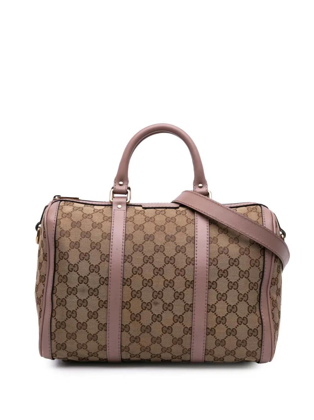 Gucci Pre-Owned 2016-2025 GGキャンバス ジョイ ボストン サッチェルバッグ - ブラウン Gucci Pre-Owned 2016-2025 GGキャンバス ジョイ ボストン サッチェルバッグ - ブラウン