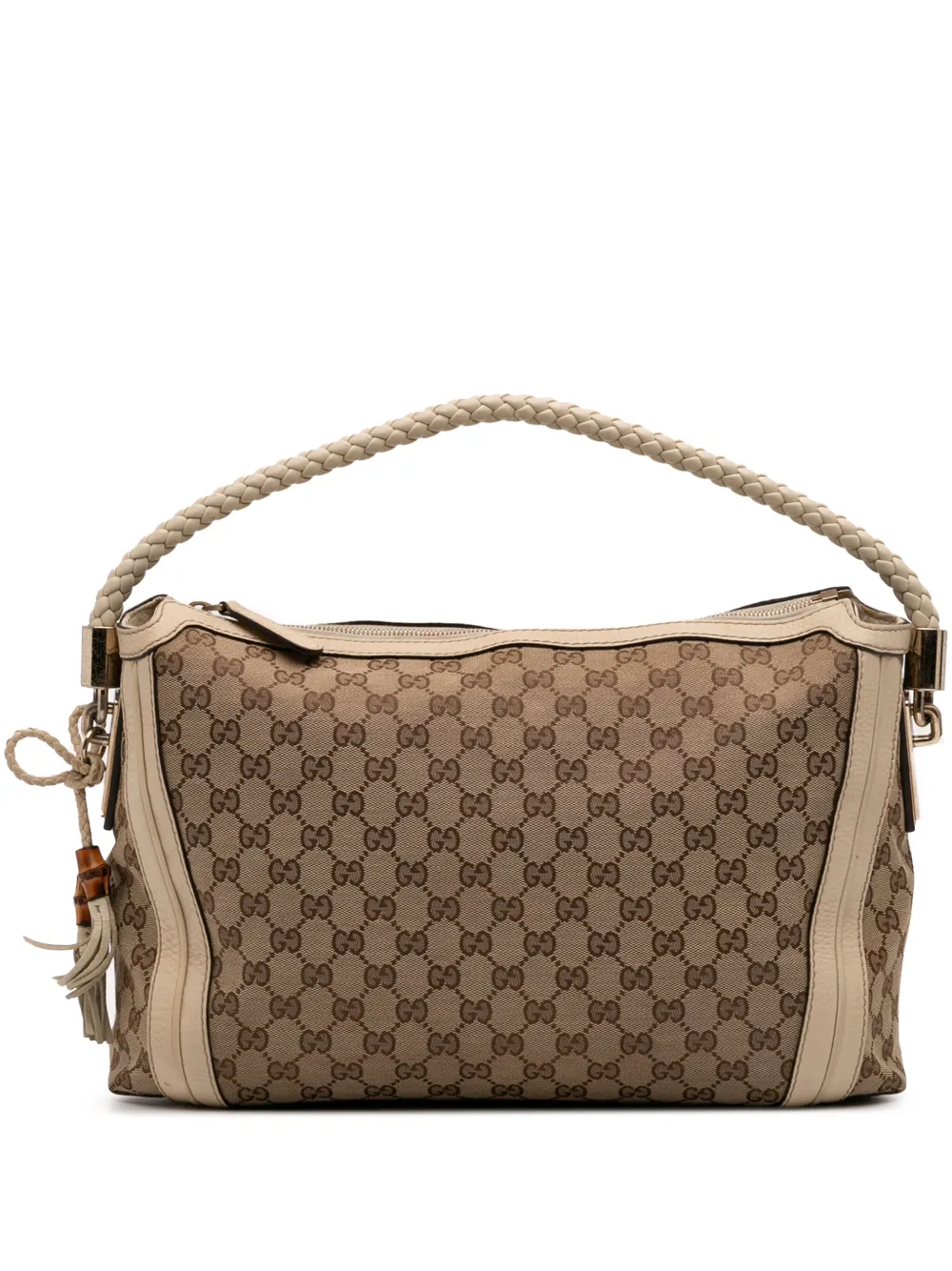 Gucci Pre-Owned 2016-2025 ミディアム GGキャンバス ベラ ショルダーバッグ - ブラウン Gucci Pre-Owned 2016-2025 ミディアム GGキャンバス ベラ ショルダーバッグ - ブラウン