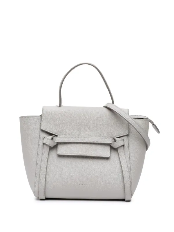 CELINE ベルトバッグ ナノ グレー 【公式通販】