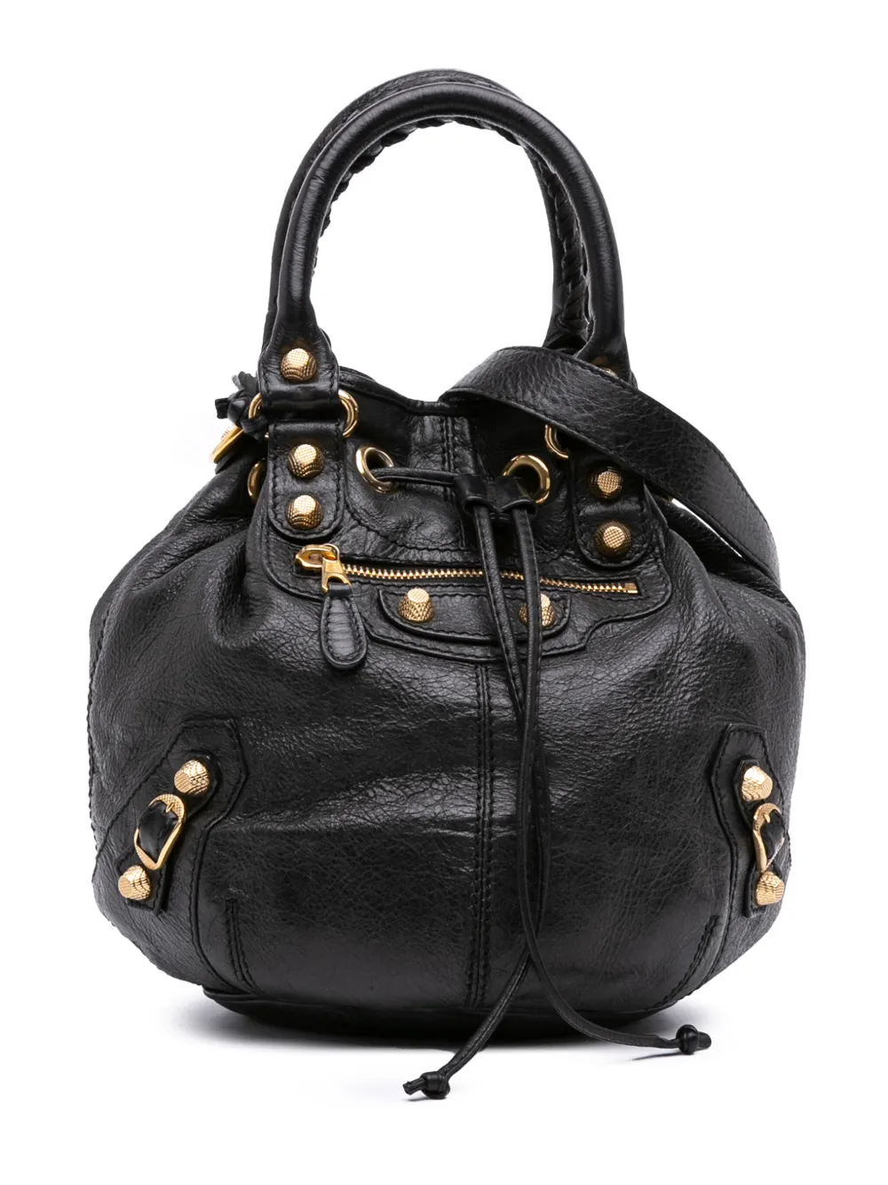 Balenciaga Pre-Owned 2013 ミニ ラムスキン モトクロス ポンポン ジャイアント 12 バッグ サッチェルバッグ - Balenciaga Pre-Owned 2013 ミニ ラムスキン モトクロス ポンポン ジャイアント 12 バッグ サッチェルバッグ -