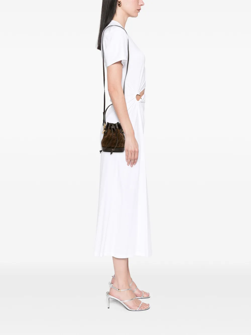 Fendi Pre-Owned 2010-2025 Mini Zucca Suede Mon Tresor Bucket Bag satchel | Pre-Owned | Image 2