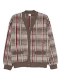 ASPESI checked wool cardigan - Neutrals