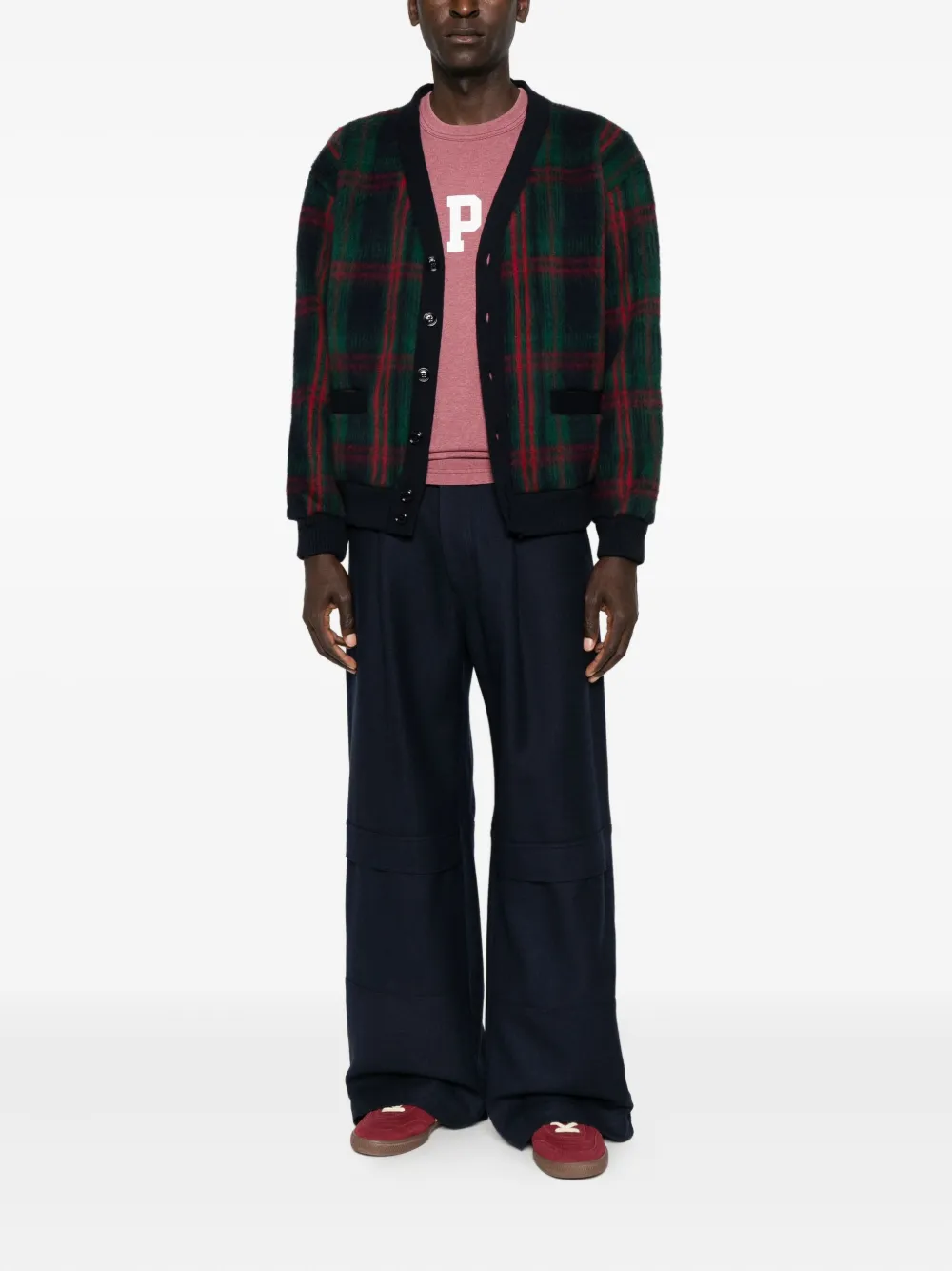 ASPESI plaid wool cardigan | Cardigans | Image 2