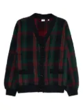 ASPESI plaid wool cardigan - Green