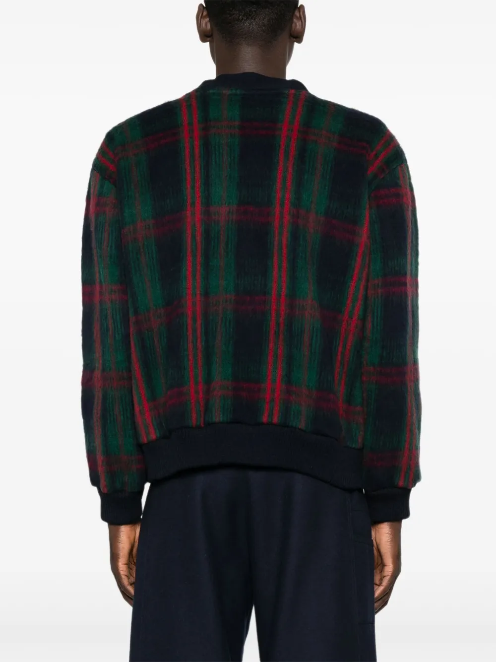 Aspesi Pyrenean Wool Cardigan In Green