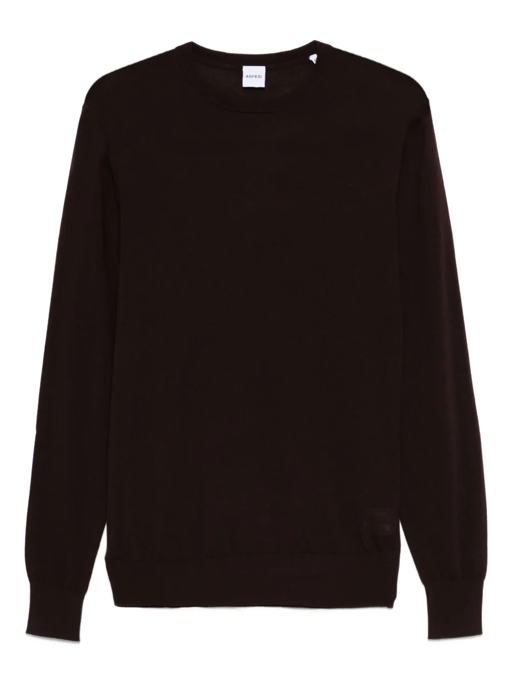 ASPESI crew-neck wool sweater | Brown | Image 1