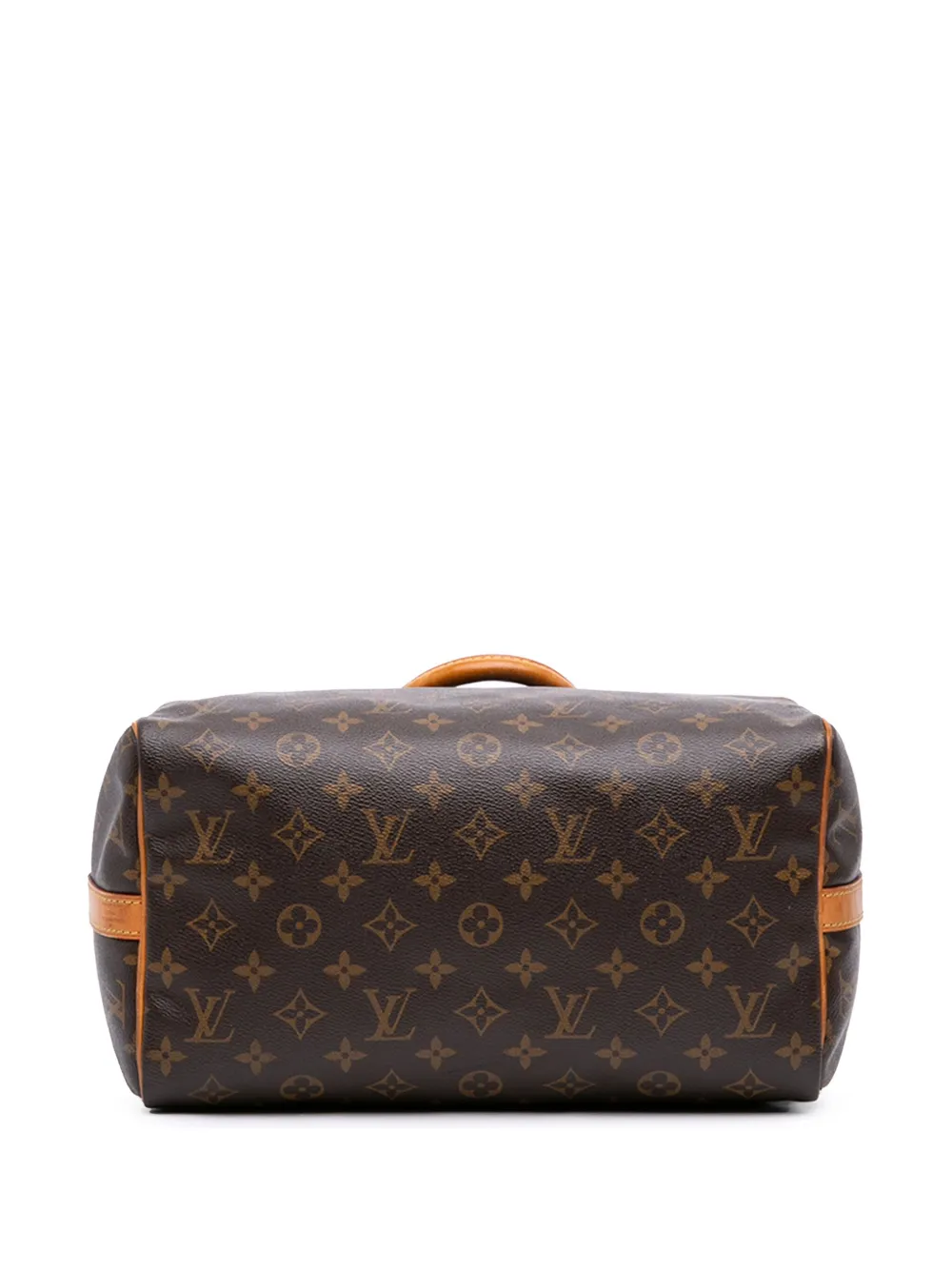 Pre-owned Louis Vuitton 2012 Monogram Speedy Bandouliere 30 Satchel In Brown