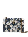 Kurt Geiger London mini Kensington Flower shoulder bag - Blue
